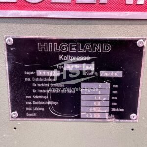 HILGELAND – HD6-40A – M06L/8829 – 1991 – 2-6 mm