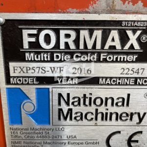 NATIONAL FORMAX PLUS – FXP57S WF – M08L/8716 – 2016 – 14-22 mm