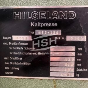 HILGELAND – HE7-120 – M12L/8752 – 1991 – 2-7 mm